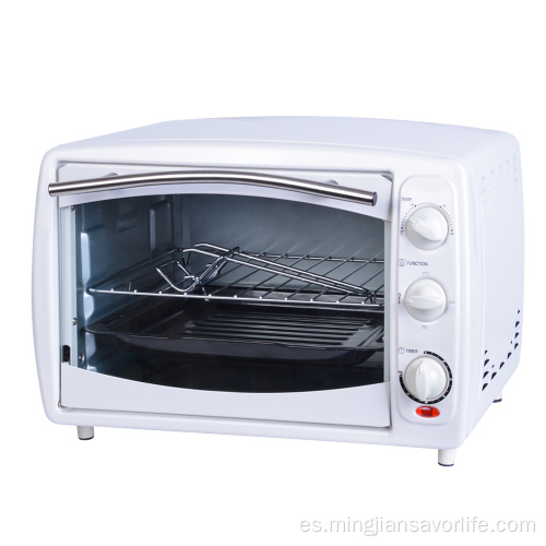 Horno tostador de pan de pizza para hornear inteligente eléctrico de 18L